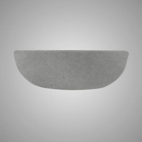 Uncher Round Cast Concrete Vessel Sink - Dark Grey