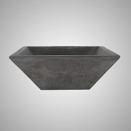 Uriah Square Cast Concrete Vessel Sink - Dusk Grey