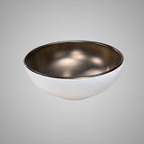 Valier Vitreous China Decorated Vessel Sink - Burnished Bronze Interior