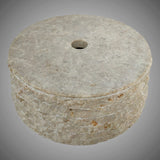 Vanester Marble Vessel Sink with Chiseled Exterior - Polished Cream Interior