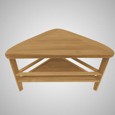 Varcova Teak Corner Shower Stool