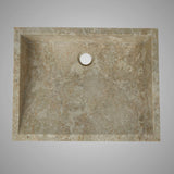 Velster Polished Marble Vessel Sink - Cream