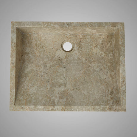 Velster Polished Marble Vessel Sink - Cream