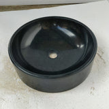 Vestaba Polished Basalt Vessel Sink - Black