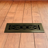 Victorian Solid Brass Floor Register