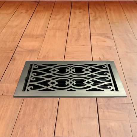 Victorian Solid Brass Floor Register