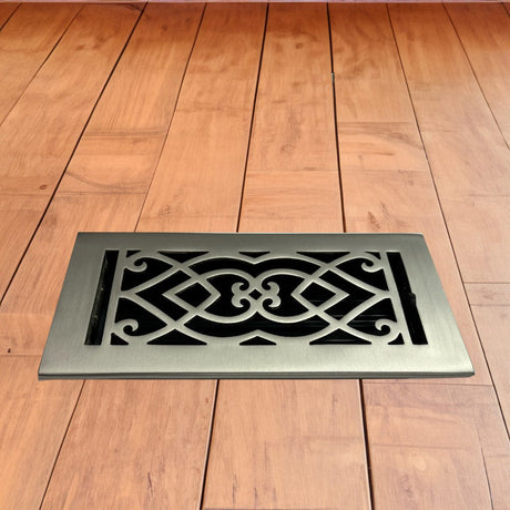 Victorian Solid Brass Floor Register