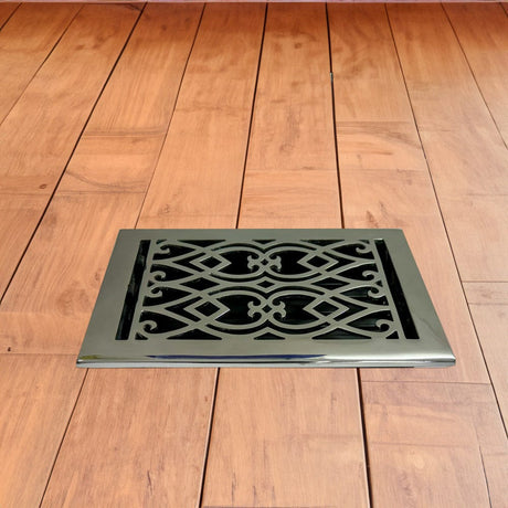 Victorian Solid Brass Floor Register