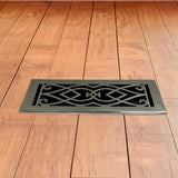 Victorian Solid Brass Floor Register