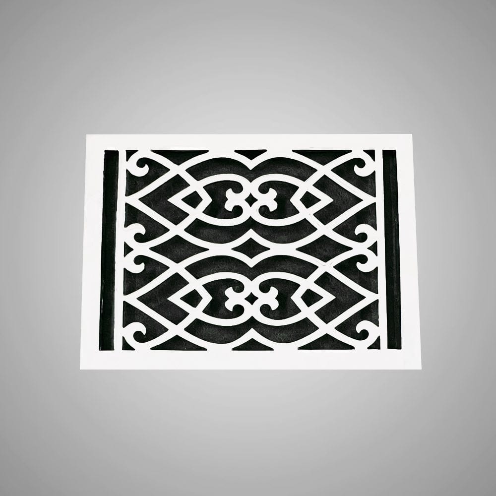 Victorian Solid Brass Floor Register - Special Order Sizes