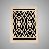 Victorian Solid Brass Floor Register - Special Order Sizes