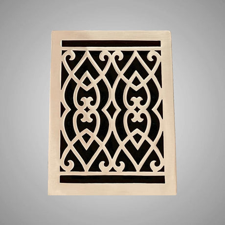 Victorian Solid Brass Floor Register - Special Order Sizes