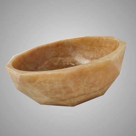 Warnen Polished Onyx Vessel Sink - Yellow