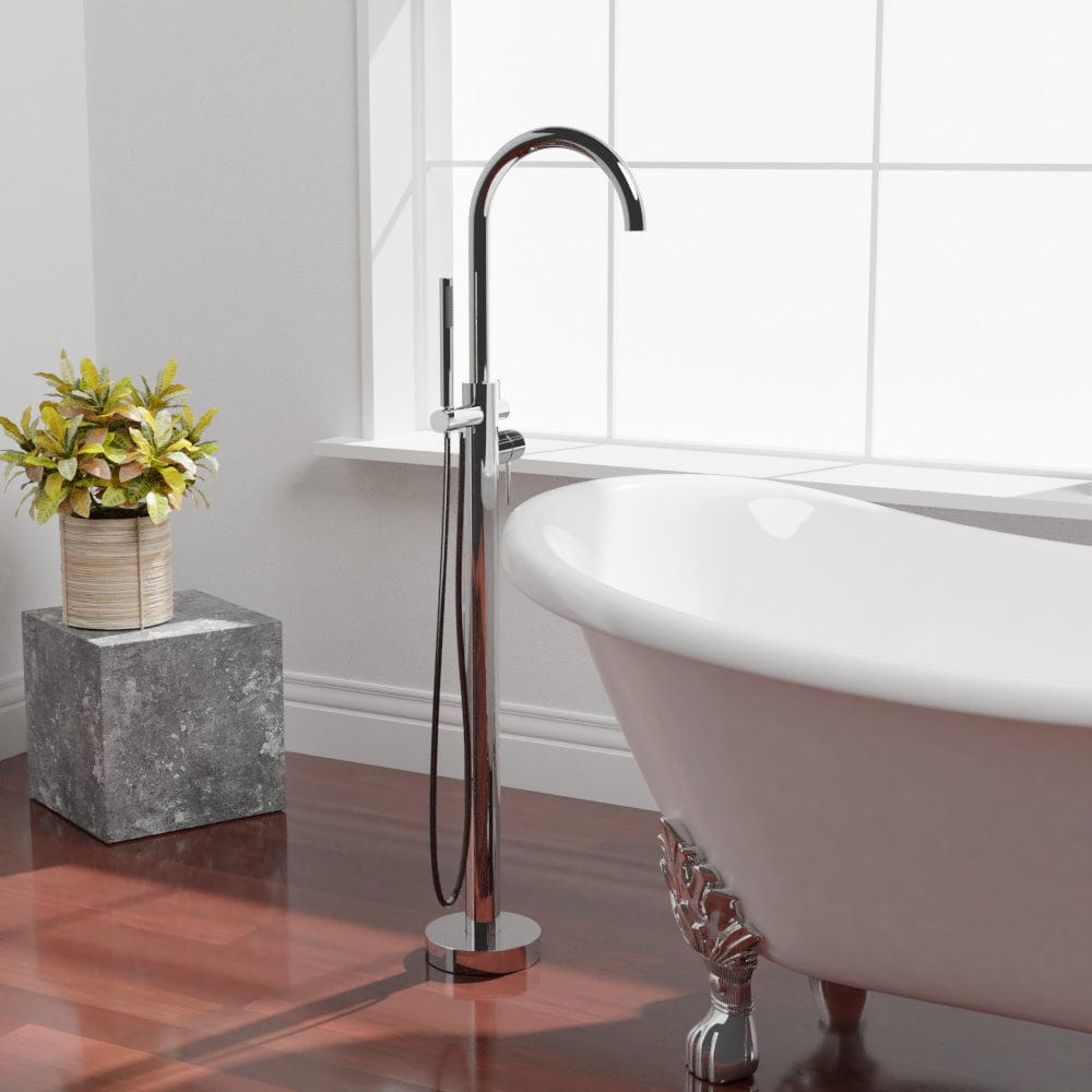 Webster Thermostatic Freestanding Tub Faucet with Hand Shower