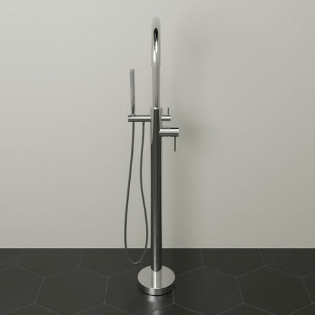 Webster Thermostatic Freestanding Tub Faucet with Hand Shower