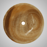 Welters Polished Onyx Vessel Sink - Yellow