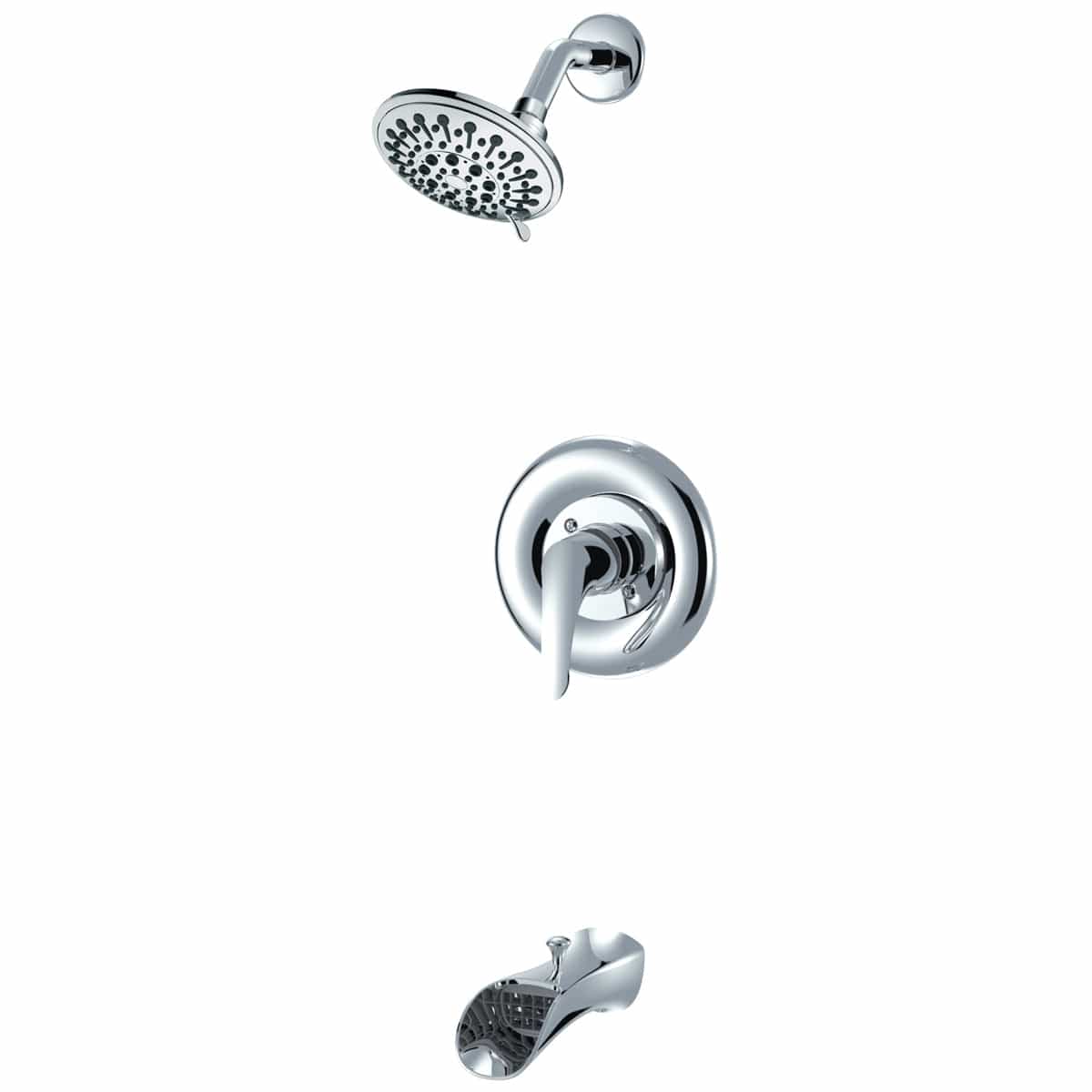 Wesson Single Handle Pressure Balanced Six Function Tub & Shower Set All in One Box