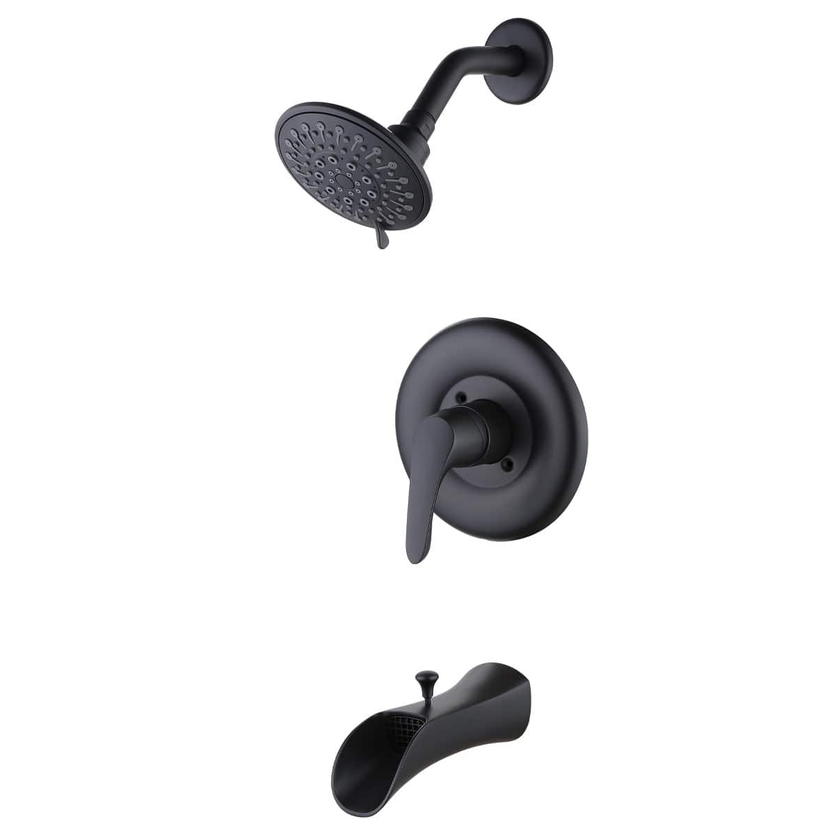 Wesson Single Handle Pressure Balanced Six Function Tub & Shower Set All in One Box