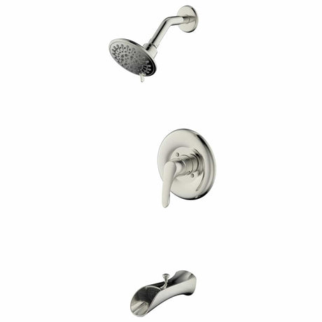 Wesson Single Handle Pressure Balanced Six Function Tub & Shower Set All in One Box