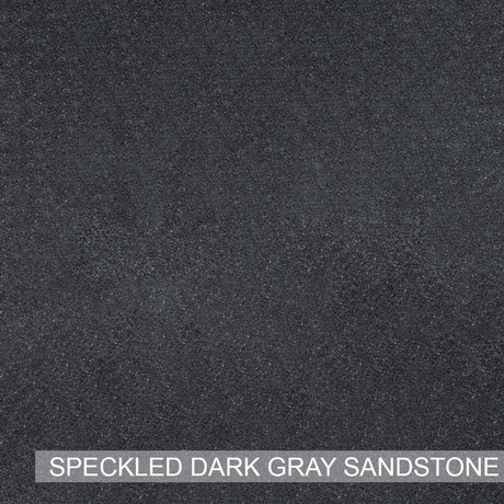 Winkler Rectangular Cast Concrete Wall-Mount Sink - Speckled Dark Gray Sandstone