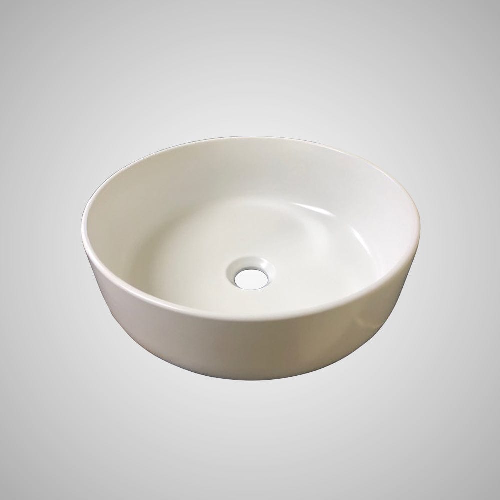 Wye Vitreous China Vessel Sink - Matte White
