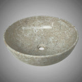 Zansa Marble Vessel Sink - Cream