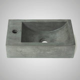 Zantala Cast Concrete Wall-Mount Sink - Copper Green