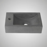 Zantala Cast Concrete Wall-Mount Sink - Dusk Grey