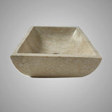 Zapa Polished Marble Vessel Sink - Cream
