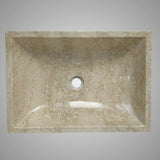 Zapa Polished Marble Vessel Sink - Cream