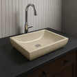 Zapa Polished Marble Vessel Sink - Cream