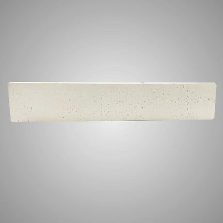 Zapen Rectangular Cast Concrete Vessel B-Grade Sink - Cream