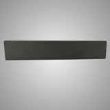 Zapen Rectangular Cast Concrete Vessel Sink - Black