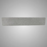 Zapen Rectangular Cast Concrete Vessel Sink - Dark Grey