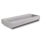 Zedley Rectangular Cast Concrete Vessel B-Grade Sink - Light Grey