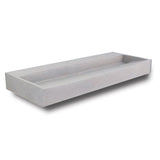 Zedley Rectangular Cast Concrete Vessel B-Grade Sink - Light Grey