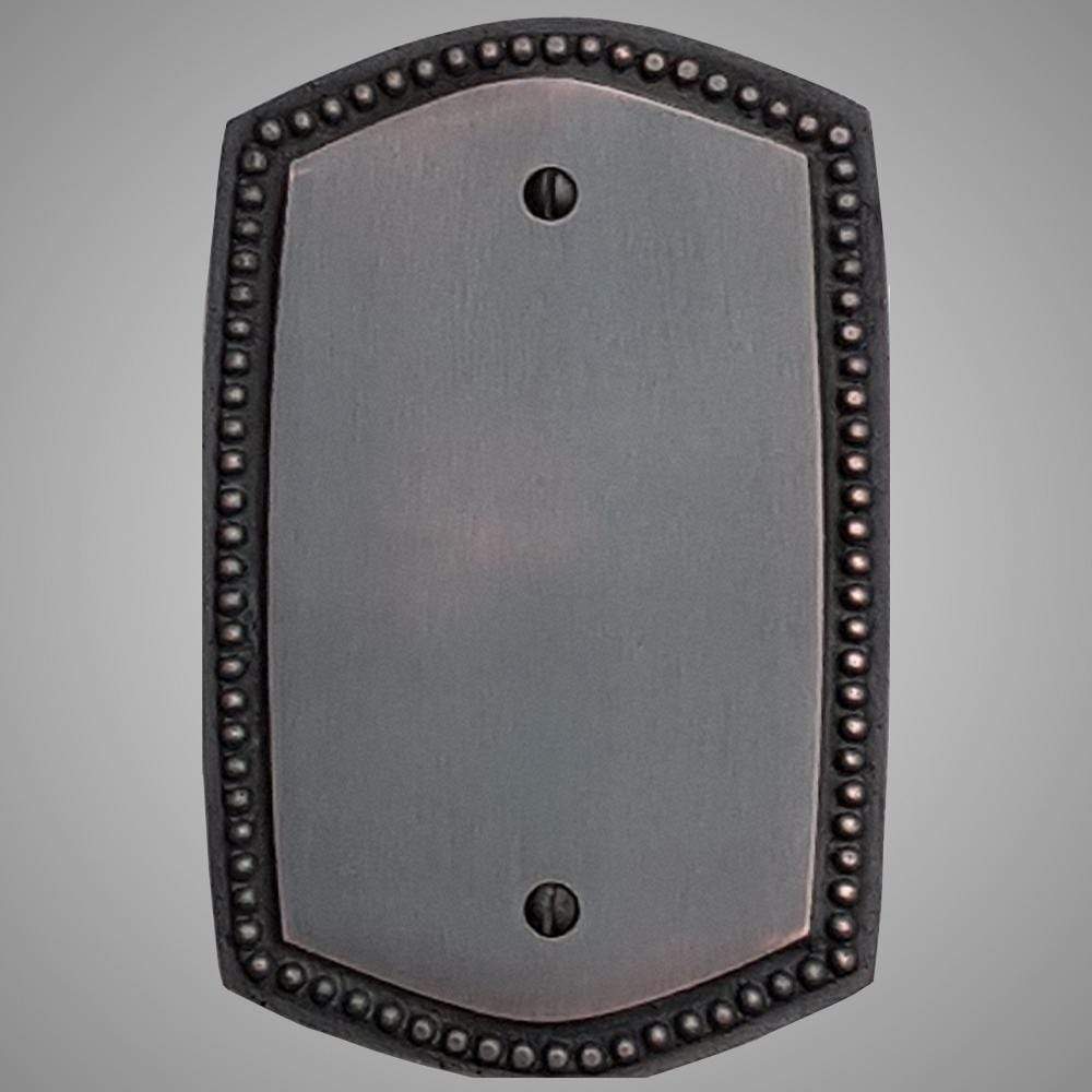 1 Blank Wall Plate - Beaded Design