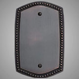 1 Blank Wall Plate - Beaded Design
