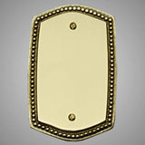 1 Blank Wall Plate - Beaded Design