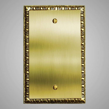 1 Blank Wall Plate - Egg & Dart Design