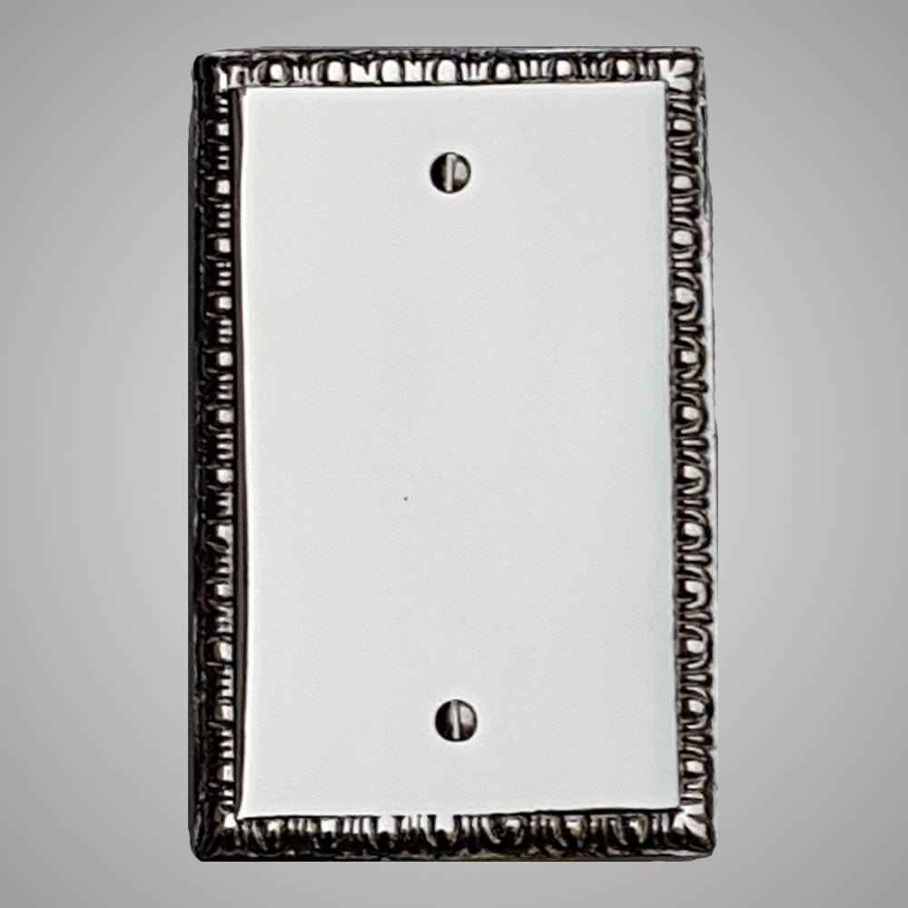 1 Blank Wall Plate - Egg & Dart Design