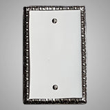 1 Blank Wall Plate - Egg & Dart Design
