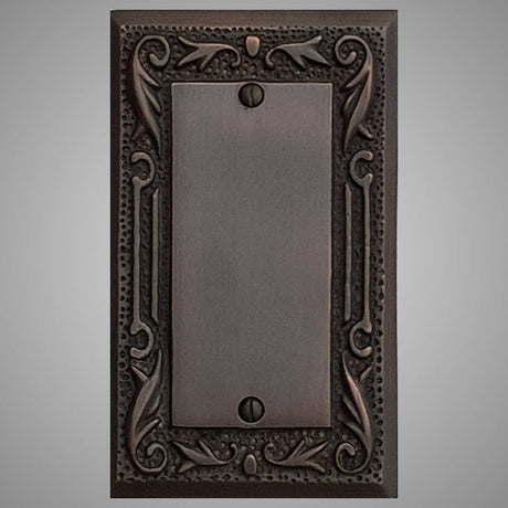 1 Blank Wall Plate - Floral Design