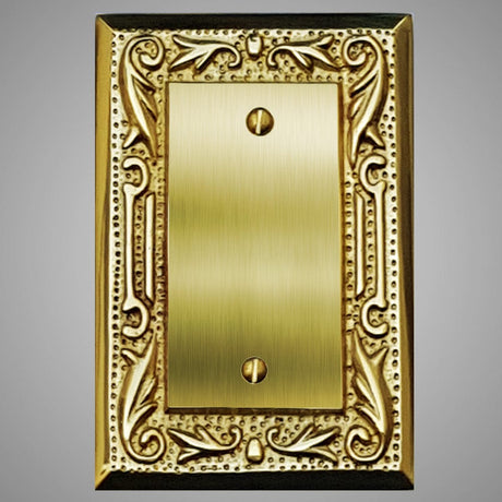 1 Blank Wall Plate - Floral Design