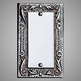 1 Blank Wall Plate - Floral Design