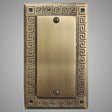 1 Blank Wall Plate-Greek Design