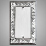 1 Blank Wall Plate - Greek Design