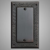 1 Blank Wall Plate - Greek Design