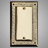 1 Blank Wall Plate - Greek Design