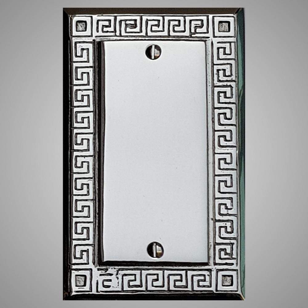 1 Blank Wall Plate - Greek Design